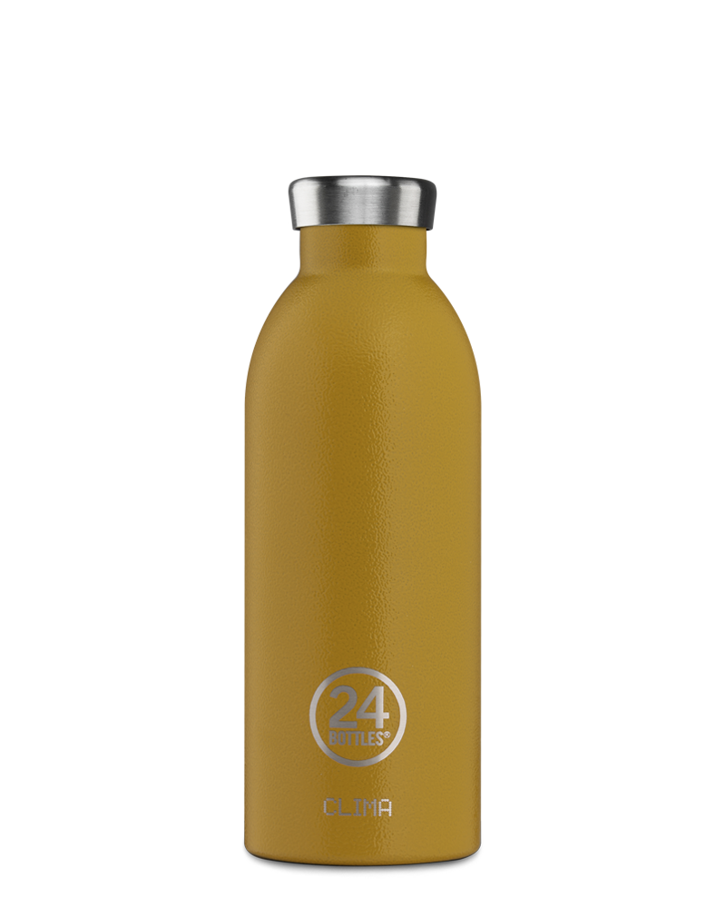 24bottles clima bottle Thermosflasche unifarben aus Edelstahl Trinkflasche 0,5l BPA frei