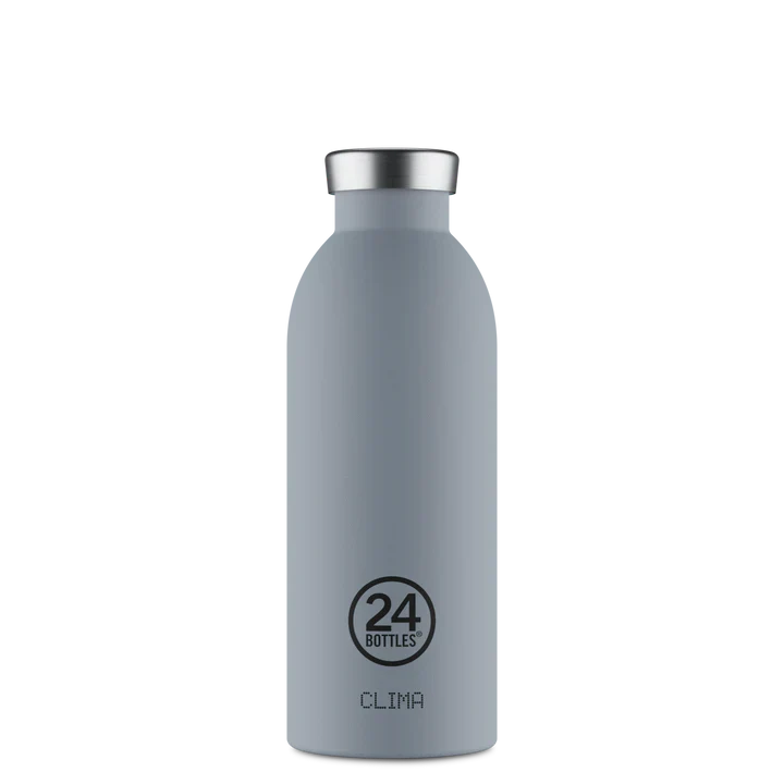 24bottles clima bottle Thermosflasche unifarben aus Edelstahl Trinkflasche 0,5l BPA frei