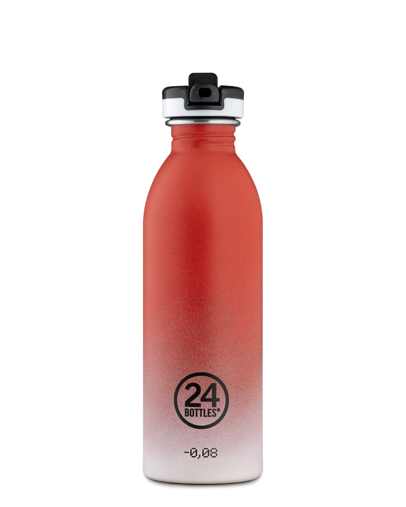 24bottles Athleisure Collection Edelstahl Trinkflasche 500ml mit Sport Cap