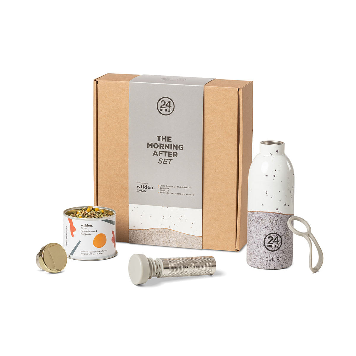 24bottles The Morning After Set Geschenkbox Geschenkset clima bottle infuser bottle