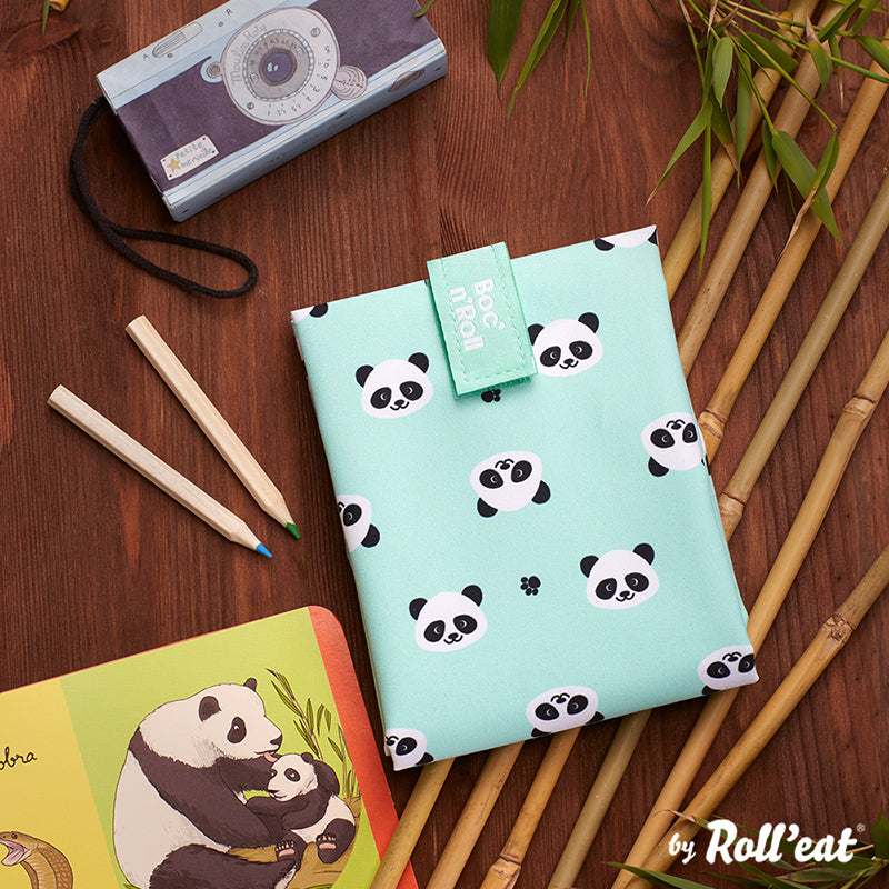 Roll'eat Boc`n`Roll ANIMALS Collection Sandwich Wrap waschbarer Snackbag Brotbeutel