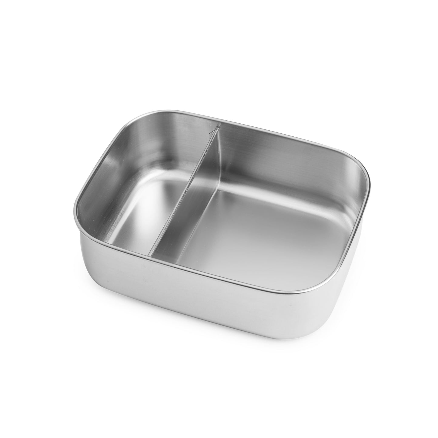 Brotzeit ZWEIER Lunchboxen Brotdose Jausenbox mit Unterteilung aus Edelstahl 100% BPA frei