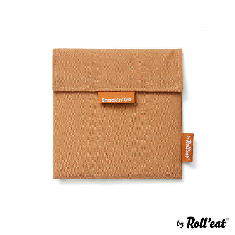 Roll'eat Snack'n'go Nature Lunchbag waschbarer Snackbag Brotbeutel