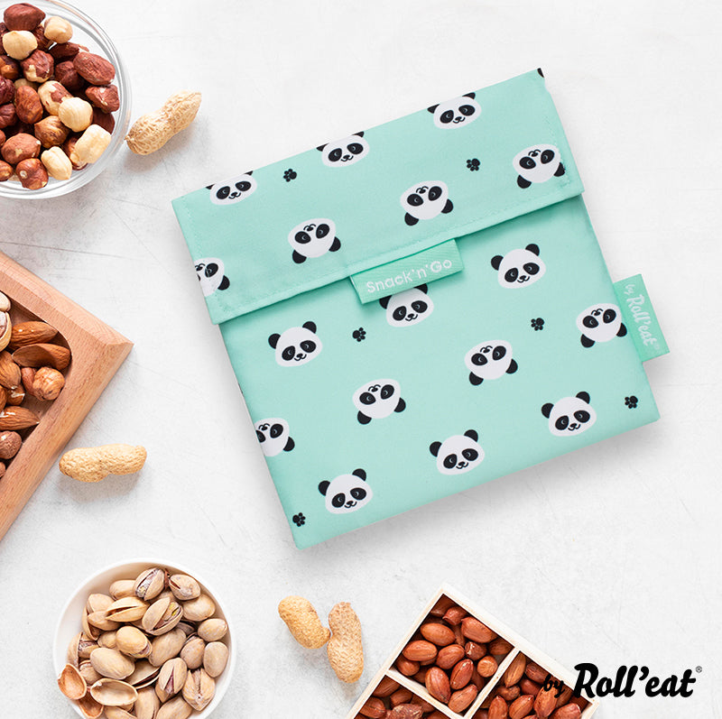 Roll'eat Snack'n'go ANIMAL Lunchbag waschbarer Snackbag Brotbeutel