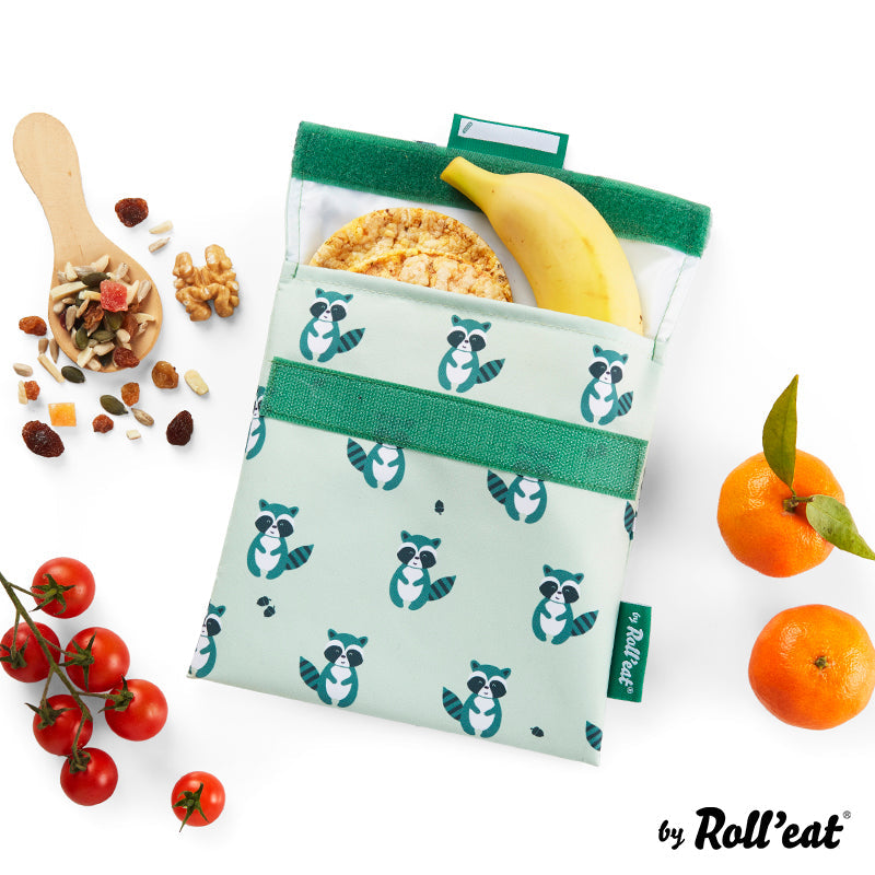 Roll'eat Snack'n'go ANIMAL Lunchbag waschbarer Snackbag Brotbeutel