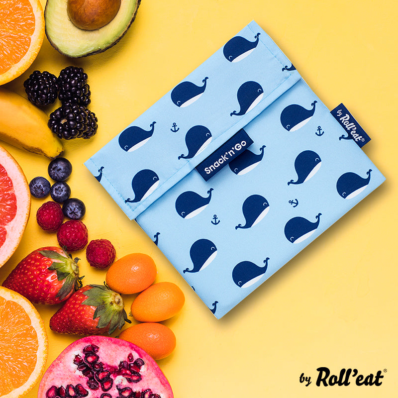 Roll'eat Snack'n'go ANIMAL Lunchbag waschbarer Snackbag Brotbeutel