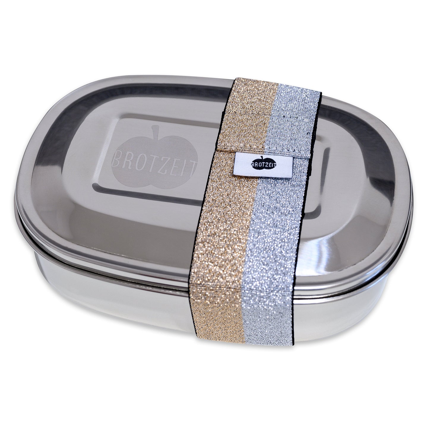 Brotzeit MAGIC Lunchboxen Brotdose Jausenbox mit herausnehmbarer Unterteilung aus Edelstahl
