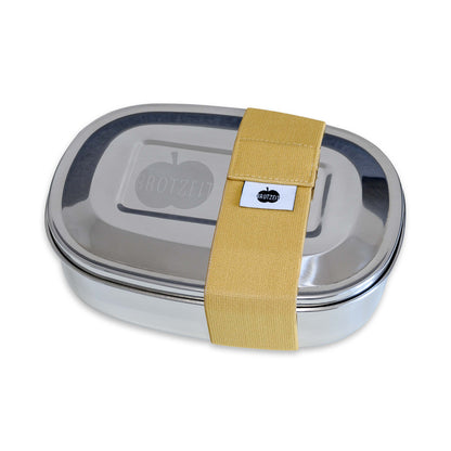 Brotzeit MAGIC Lunchboxen Brotdose Jausenbox mit herausnehmbarer Unterteilung aus Edelstahl