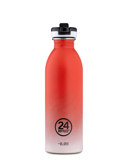 24bottles Athleisure Collection Edelstahl Trinkflasche 500ml mit Sport Cap