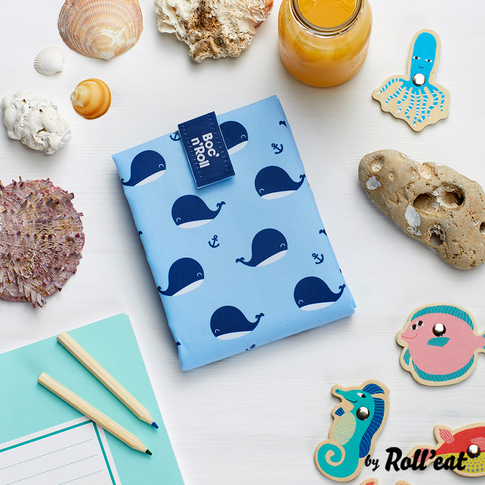 Roll'eat Boc`n`Roll ANIMALS Collection Sandwich Wrap waschbarer Snackbag Brotbeutel