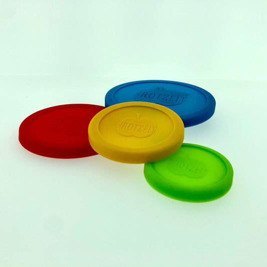 Brotzeit Ersatzdeckel rund für Dreierlei und mini aus Silikon Verschluss Deckel
