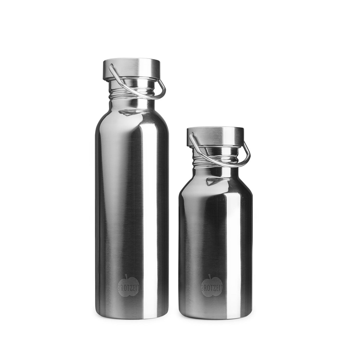 Brotzeit STAR Trinkflasche aus Edelstahl plastikfrei BPAfrei in 3 Grössen