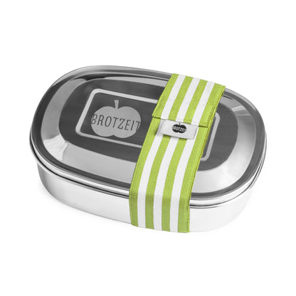 Brotzeit MAGIC Lunchboxen Brotdose Jausenbox mit herausnehmbarer Unterteilung aus Edelstahl