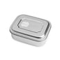 Brotzeit ZWEIER Lunchboxen Brotdose Jausenbox mit Unterteilung aus Edelstahl 100% BPA frei