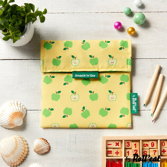 Roll'eat Snack'n'go FRUITS Lunchbag waschbarer Snackbag Brotbeutel