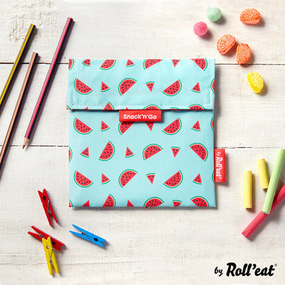 Roll'eat Snack'n'go FRUITS Lunchbag waschbarer Snackbag Brotbeutel