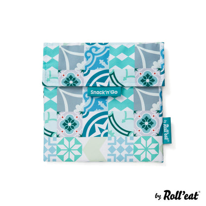 Roll'eat Snack'n'go Patchwork Lunchbag waschbarer Snackbag Brotbeutel