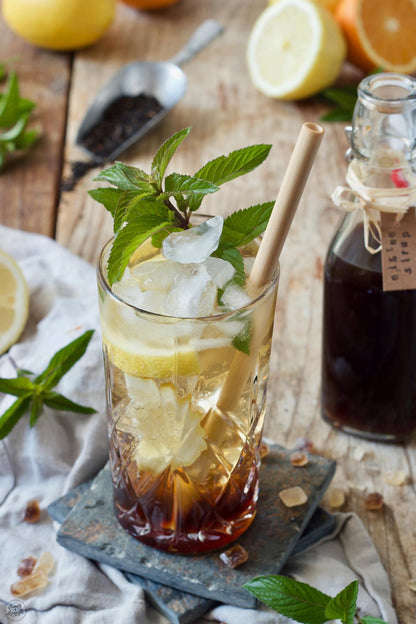 Brotzeit Trinkhalme aus Bambus 5er Set Strohhalme plastikfrei