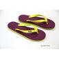 Hippobloo Flip Flop lila gelb Santa Lucia aus Naturkautschuk vegan Hippo Bloo