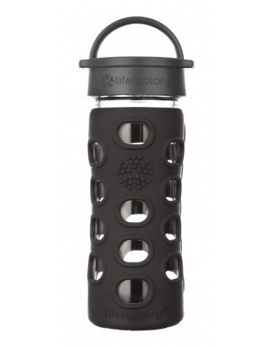 Lifefactory Trinkflasche aus Glas 350ml mit Classic Cap 12oz BPA frei
